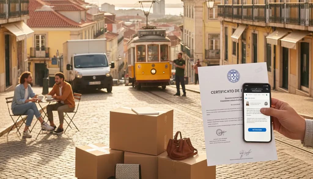 Cover Image for Certificado de Bagagem : Le guide complet pour un déménagement au Portugal sans taxes