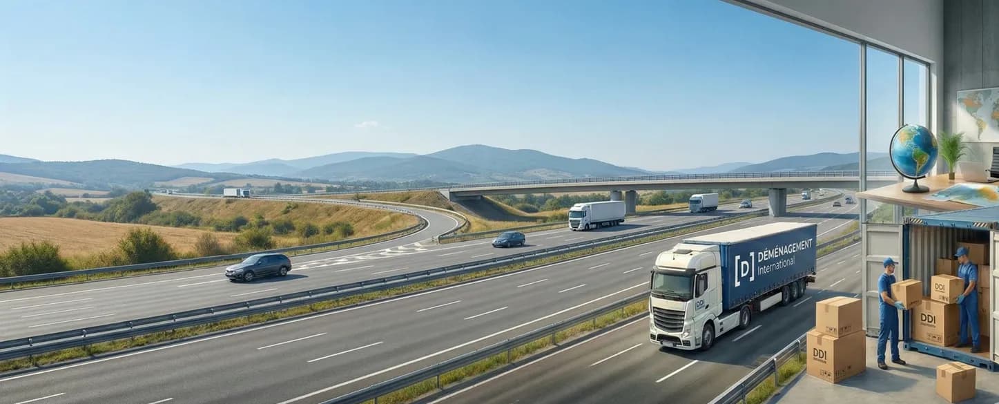 Déménagement international logistique