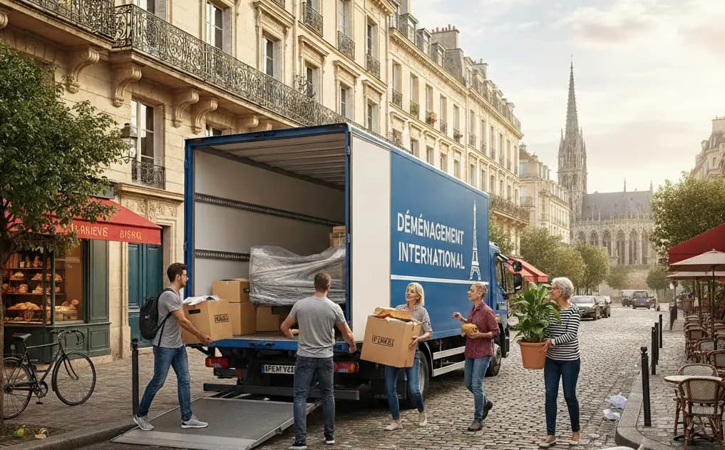 Déménagement international logistique